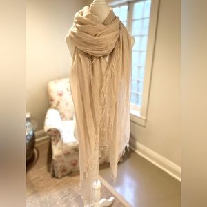 Chan Luu silk and cashmere scarf